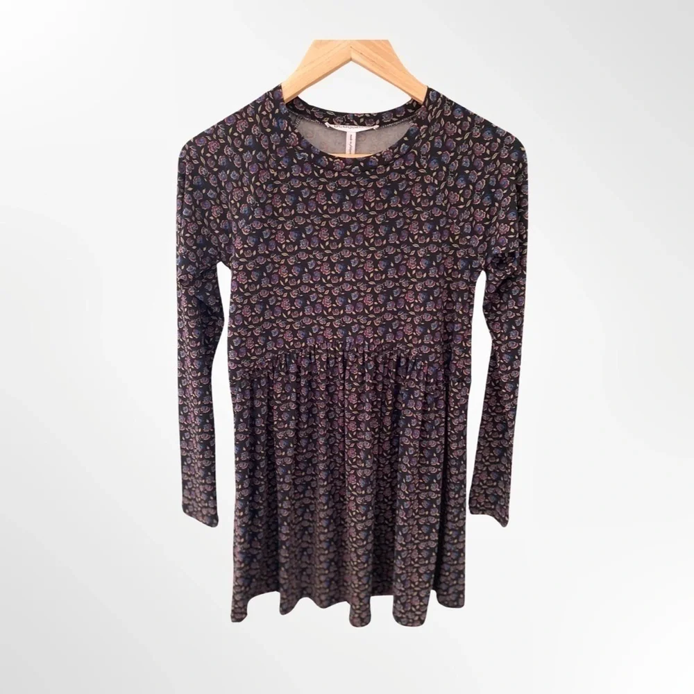 BCBGeneration Floral Print Babydoll Dress Size XXS